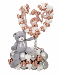 זר בלונים דובי