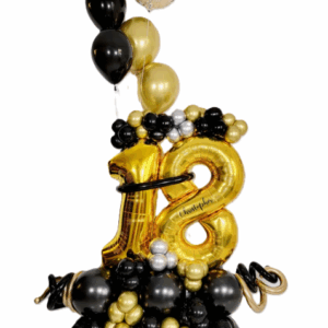 זר בלונים יום הולדת 18