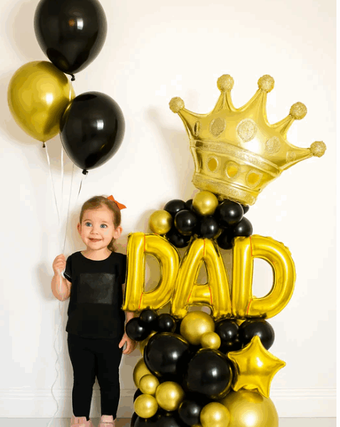 זר בלונים מיני יום האב