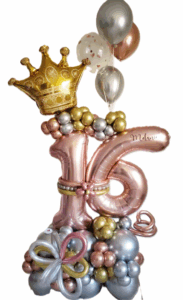 זר בלונים יום הולדת 16