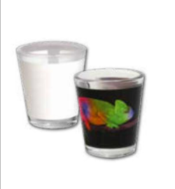 כוס צייסר זכוכית 1.7 OZ