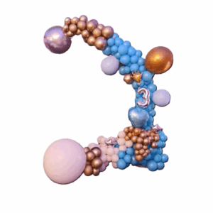 זר בלונים קשת