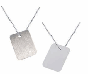 דיסקית חייל ושרשרת