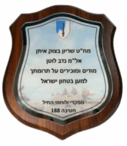 מגן עץ חום צורה אמריקאית עם זכוכית