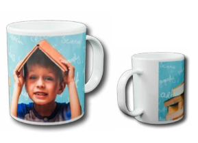 ספל פלסטיק לבן