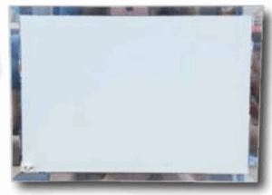 מגן זכוכית דקה מעמד יהלום מסגרת מראה גודל 20-18