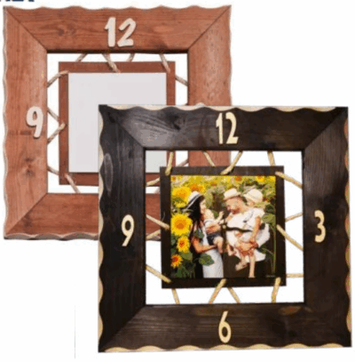 שעון חבלים ענק + פלטה