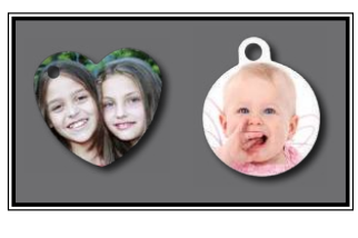 תליון אלומניום לבן