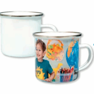 ספל אמאיל לבן