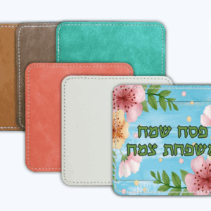 תחתית לכוס מרובעת מעור