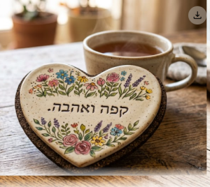 תחתית לספל מקרמיקה