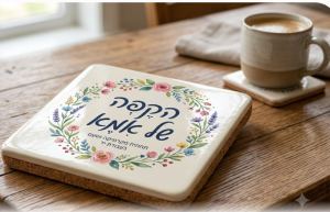 תחתית לספל מקרמיקה מרובע